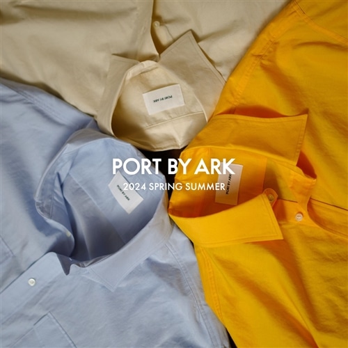 軽やかで上品なコットンシルクシャツ｜PORT BY ARK