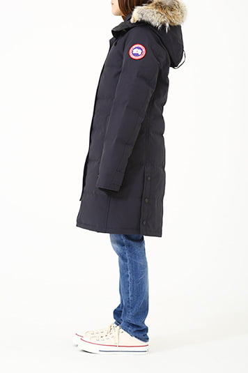 MACKENZIE PARKA / Mサイズを150cmのスタッフが着用した例