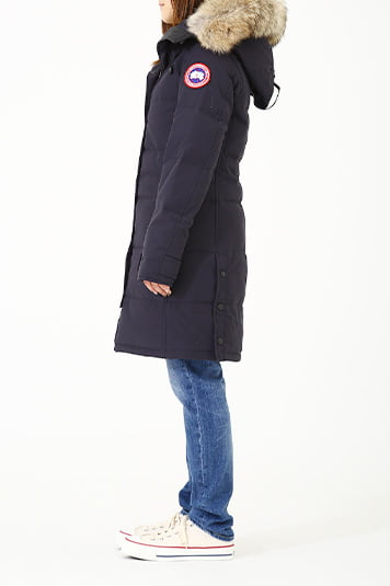 MACKENZIE PARKA / Sサイズを150cmのスタッフが着用した例