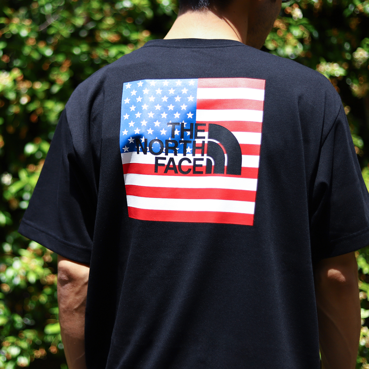north face flag t shirt
