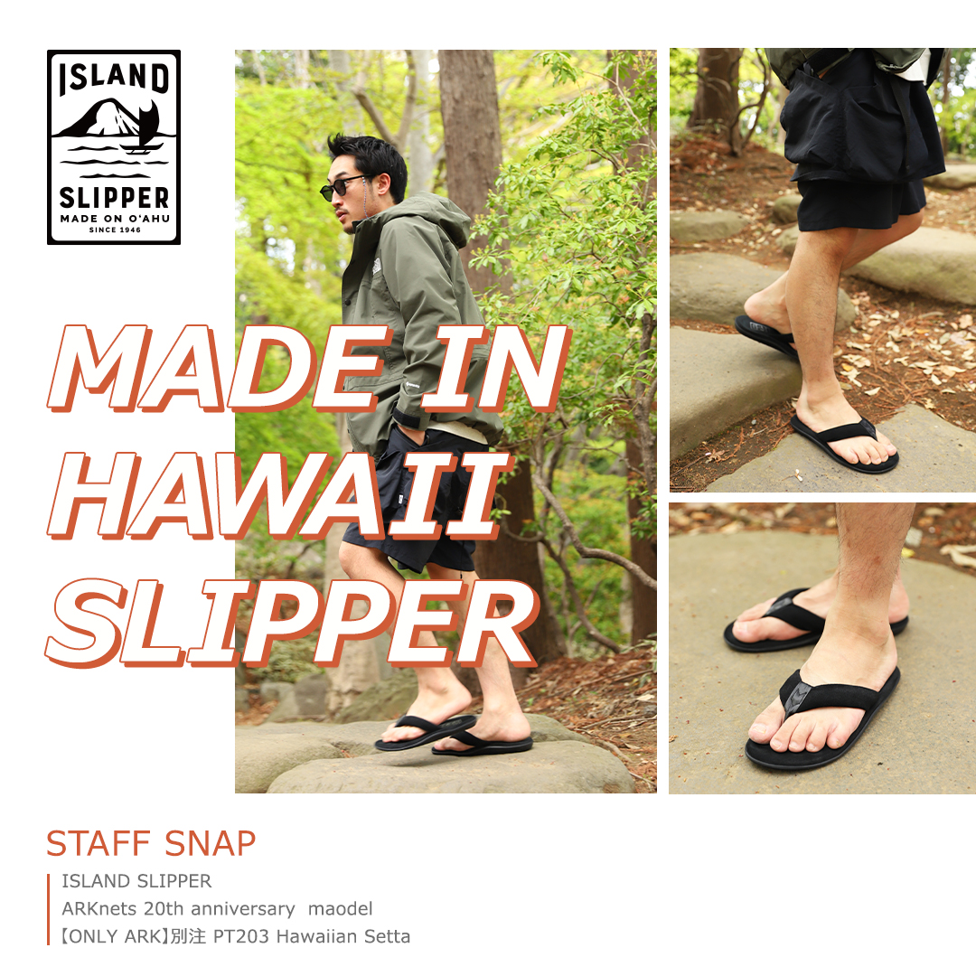 MADE IN HAWAII SLIPPER / 【ONLY ARK】別注 PT203 Hawaiian Setta