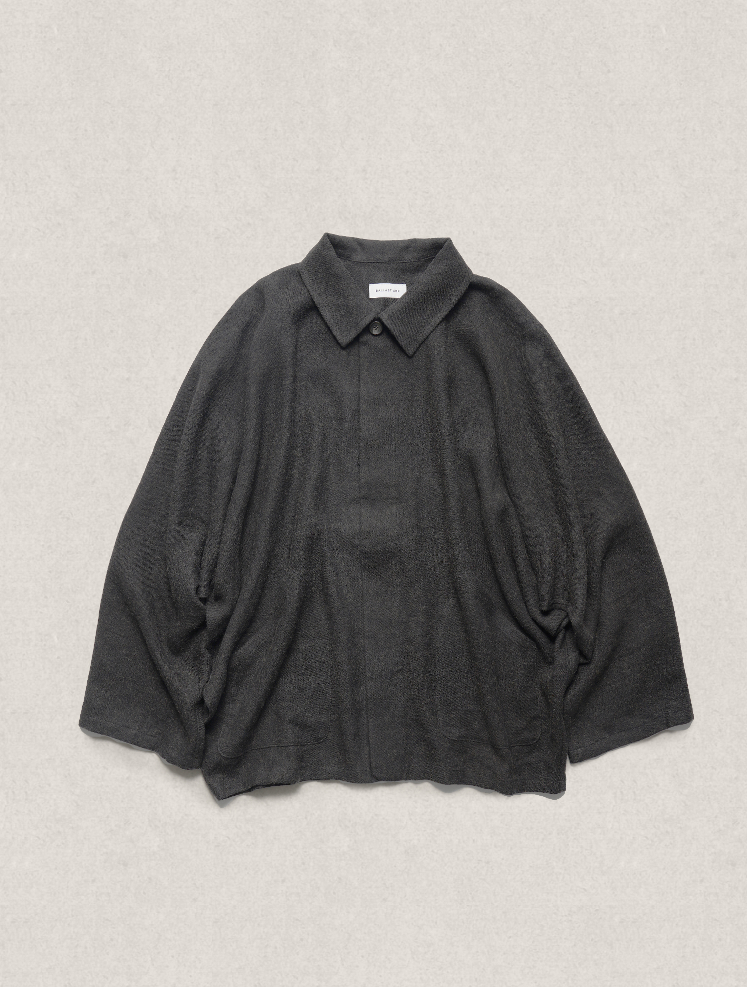 LINEN WOOL SHIRT CARDIGAN