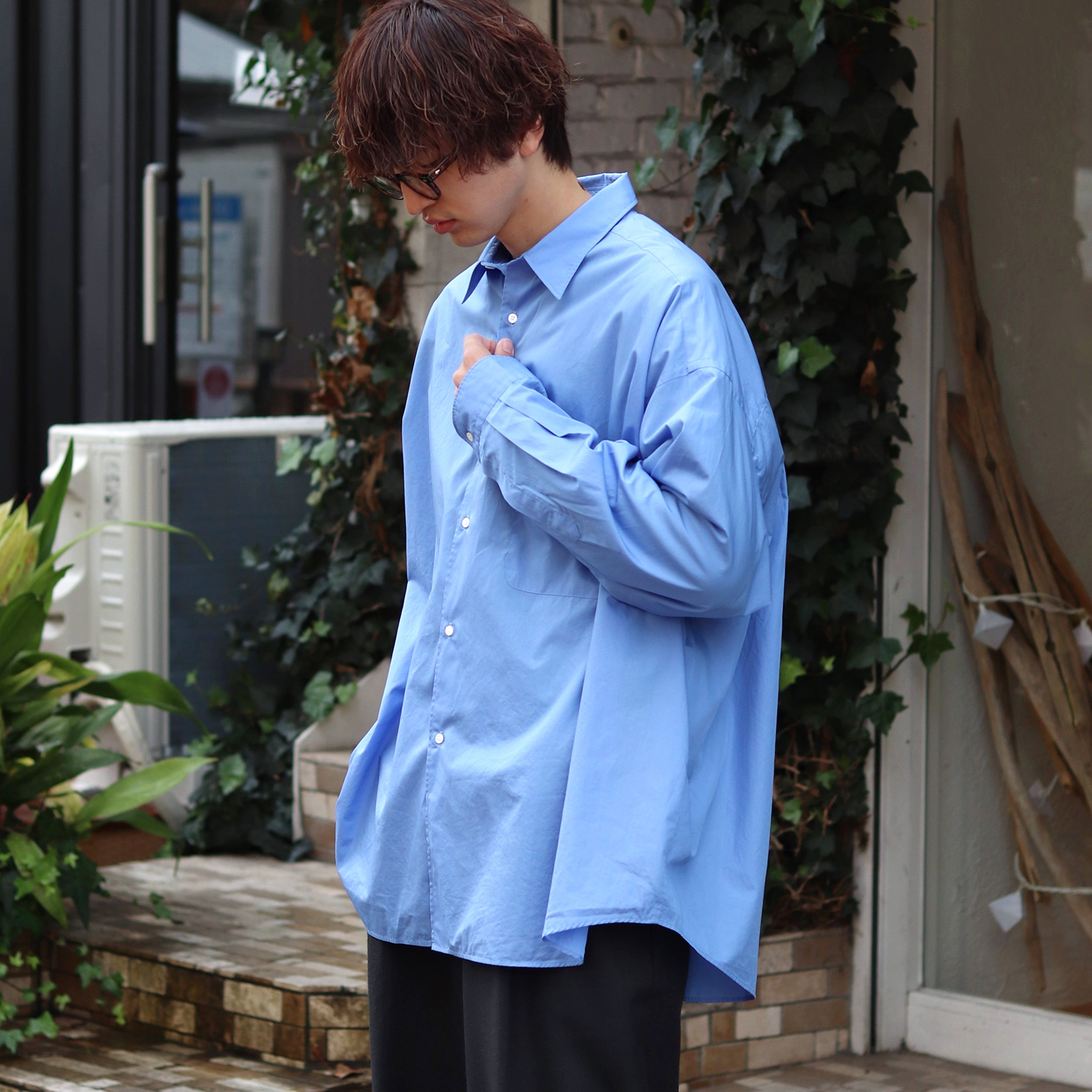 Graphpaper(グラフペーパー) - 22AW COLLECTION Broad L/S Oversized