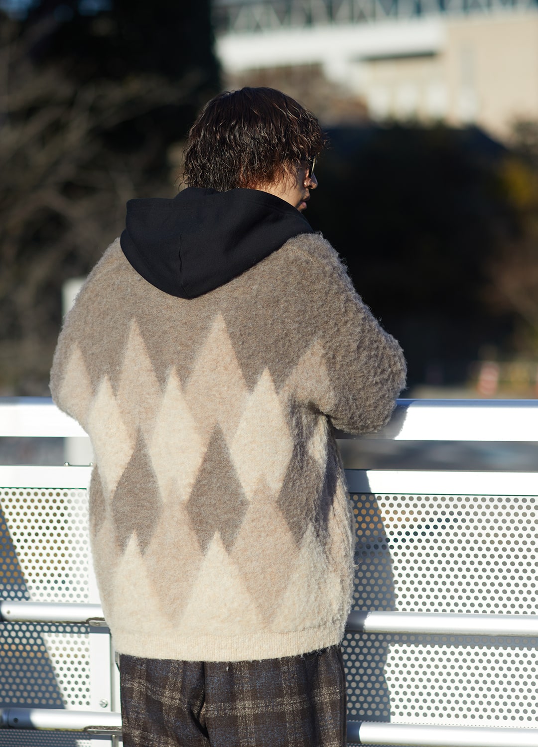 BALLAST ARK DAIYA SHAGGY CARDIGAN