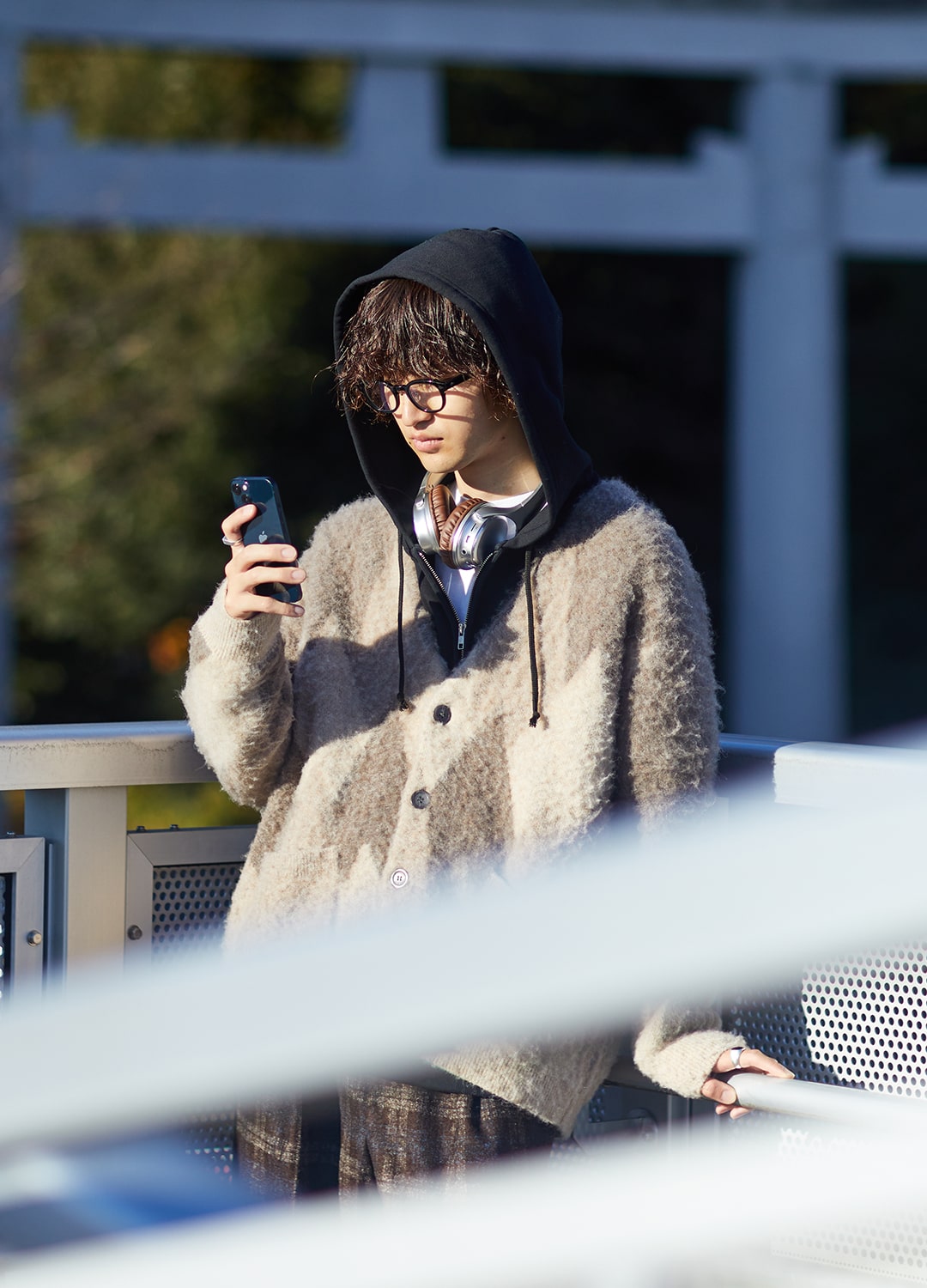 BALLAST ARK DAIYA SHAGGY CARDIGAN