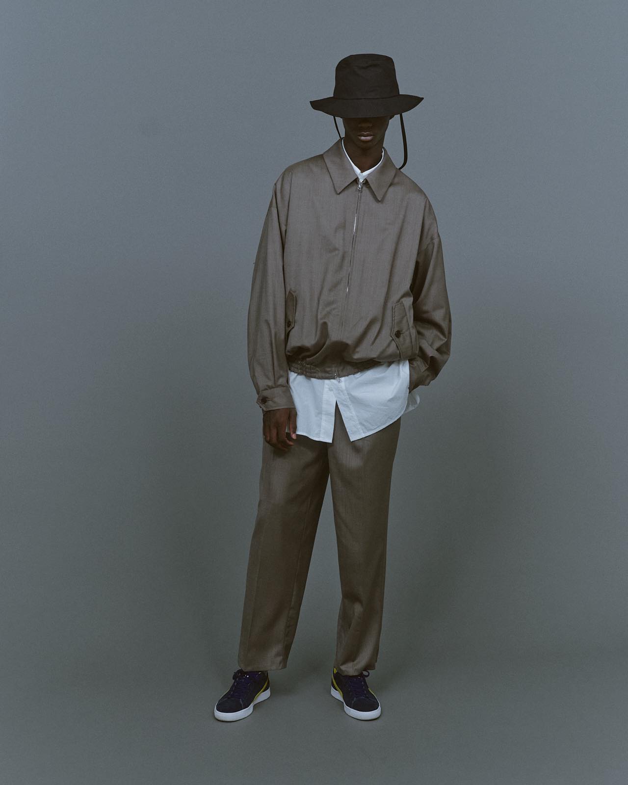 MARKAWARE】 23SS バンドカラー シャツ 人気オンライン euro.com.br