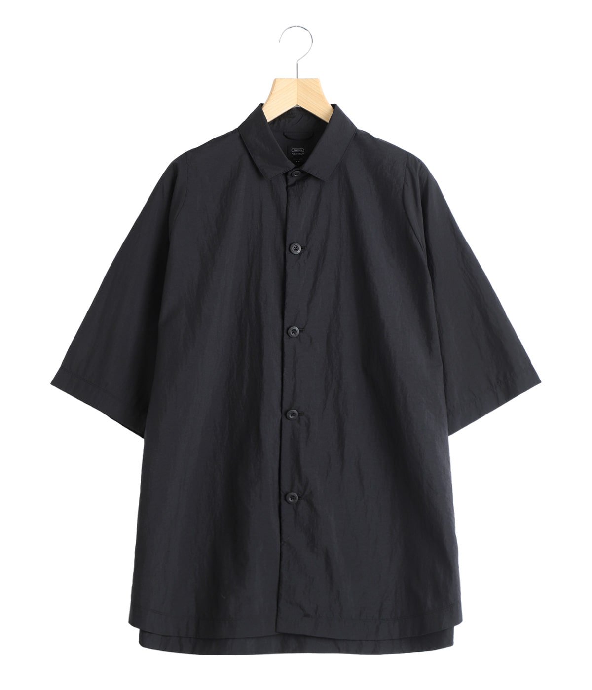 【夏前セール‼️】　テアトラ　半袖シャツ ブラック　サイズ3 CARTRIDGE SHIRT S/S HL | TEATORA(テアトラ) / トップス 半袖シャツ