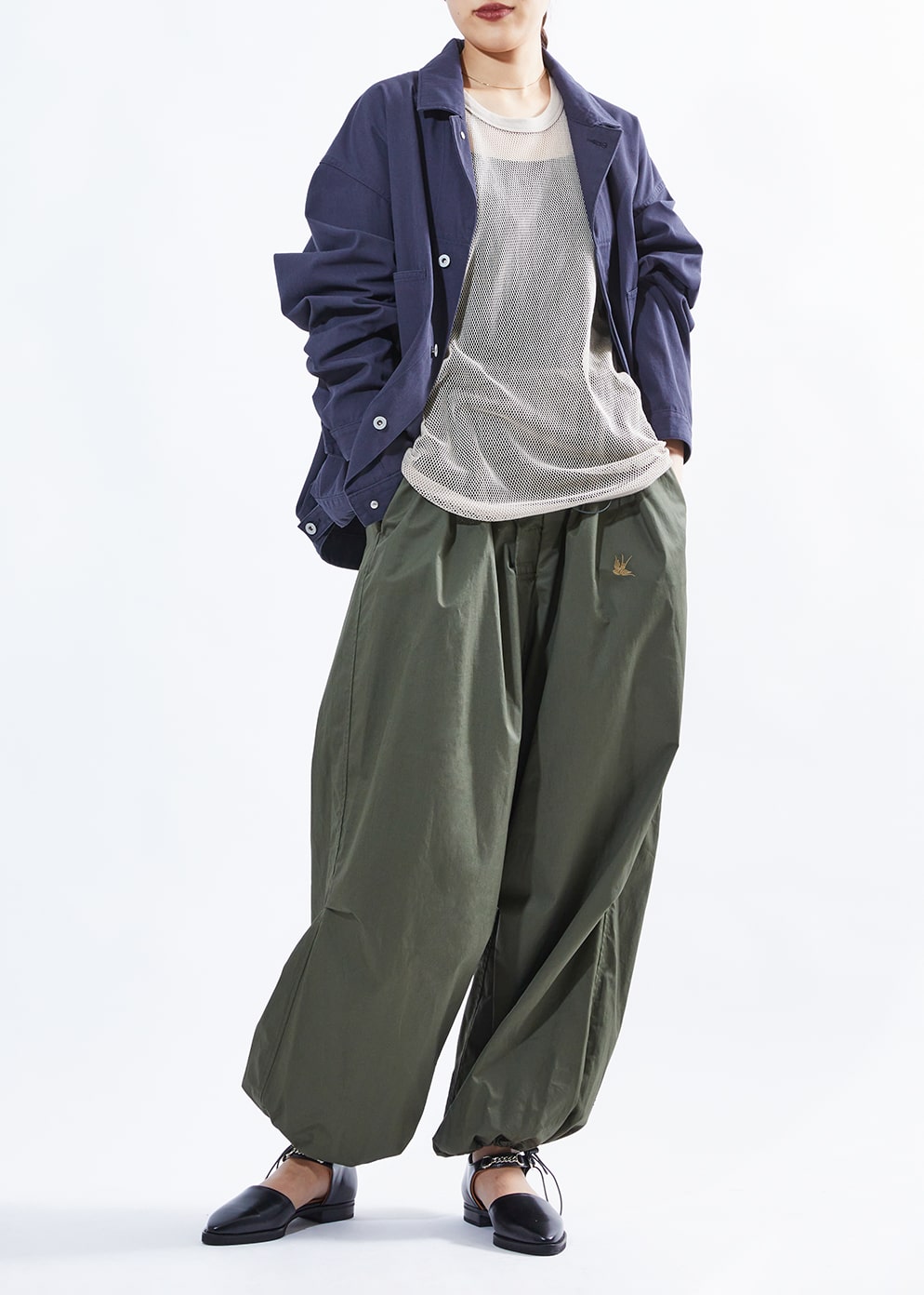 RhodolirioNロドリリオン 別注 Packable Wind Pant-