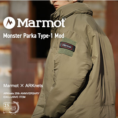 ONLY ARK】別注 Monster Parka Type-1 Mod | Marmot(マーモット