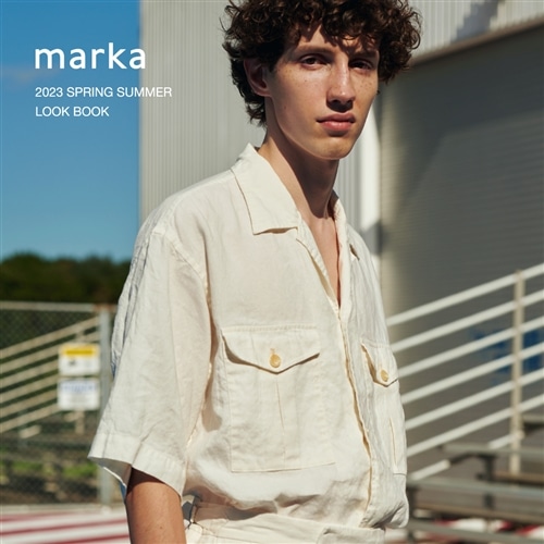 SKIPPER SHIRT - cupro linen nep cloth - | marka(マーカ) / トップス ...