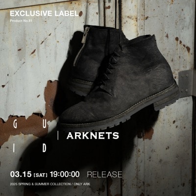 別注 NEW MIDLACE BACK ZIP BOOTS | GUIDI(グイディ) / シューズ