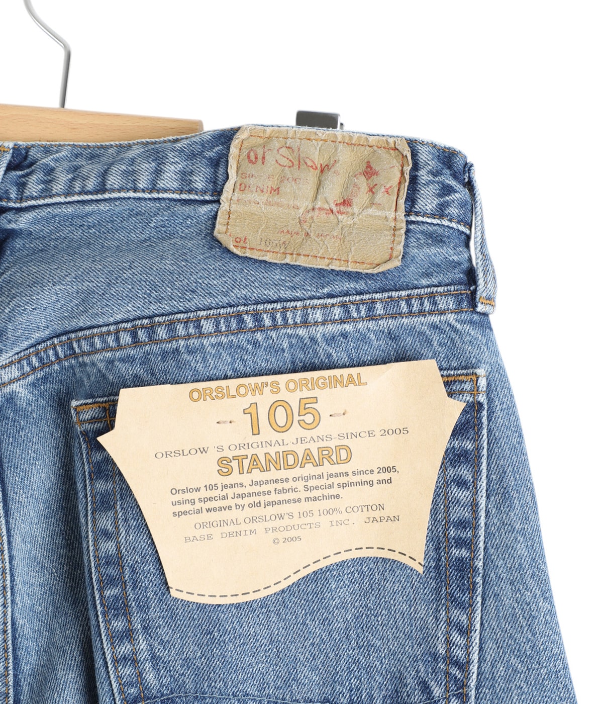 パンツ orslow 105 original standard denim 4 Orslow 105 Denim Jeans | J. PRESS