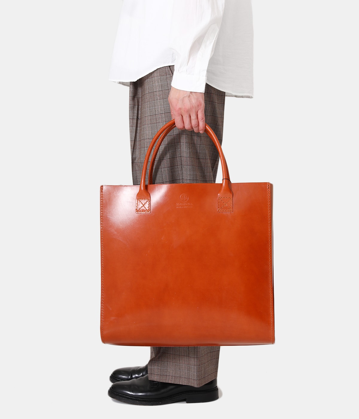 GLENROYAL　BRIDLE LEATHER BIG TOTE BAG生産国スコットランド