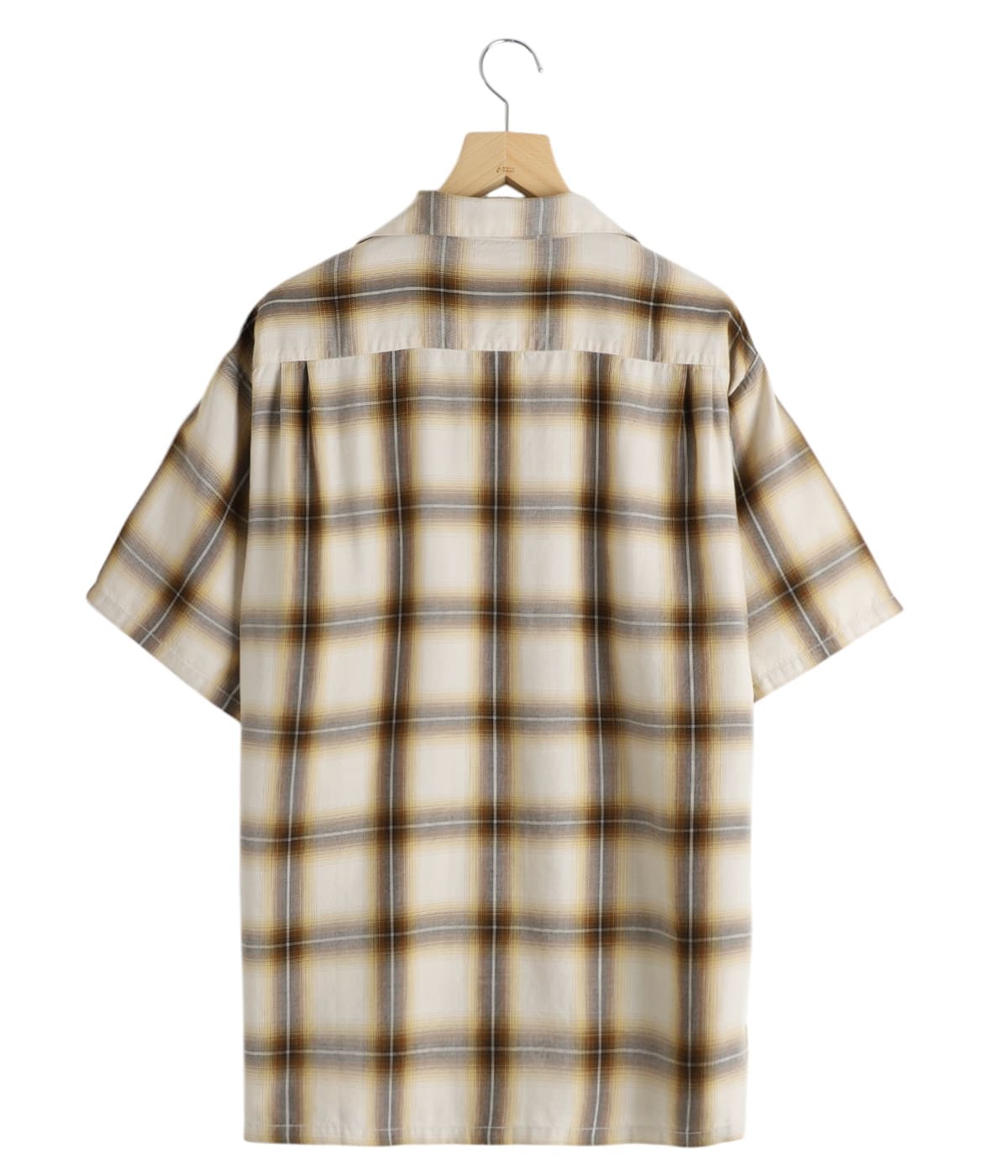 シャツ ASCLO Ombre Check Short Sleeve Shirt (4color) ASCLO Ombre Check Short Sleeve Shirt (4color) - ASCLO