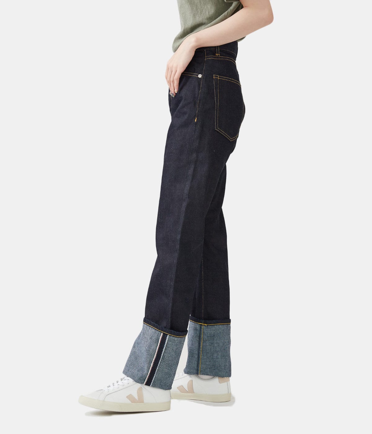 レディース】selvage denim 5pocket woman fits | beautiful