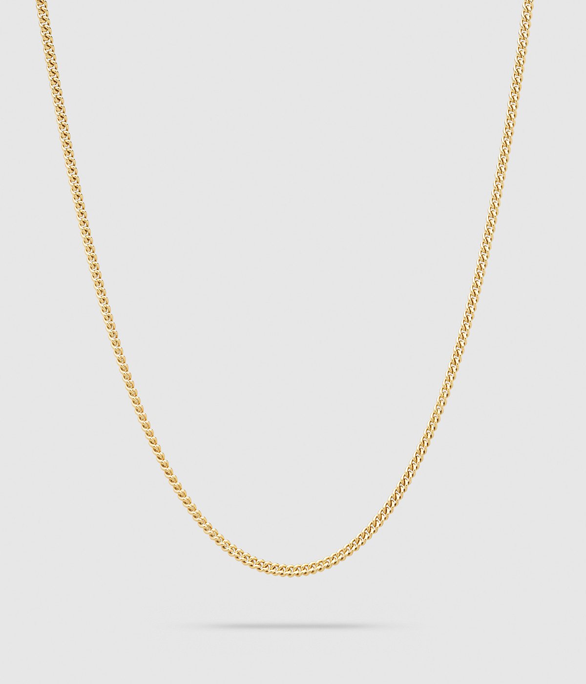 Curb Chain Slim Gold -20.5inch-