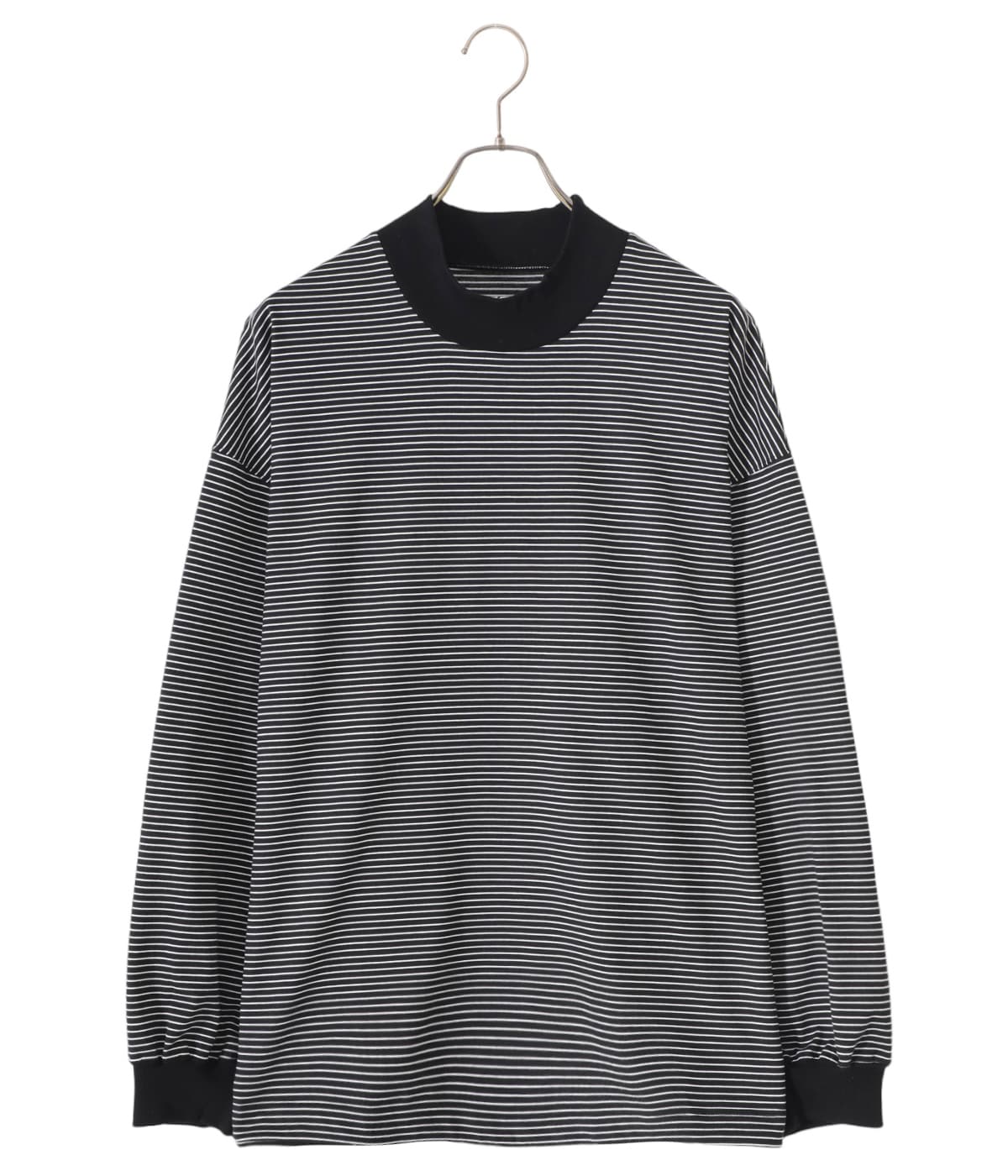 BALLOON MOCK LONG SLEEVE T SHIRT | is-ness(イズネス