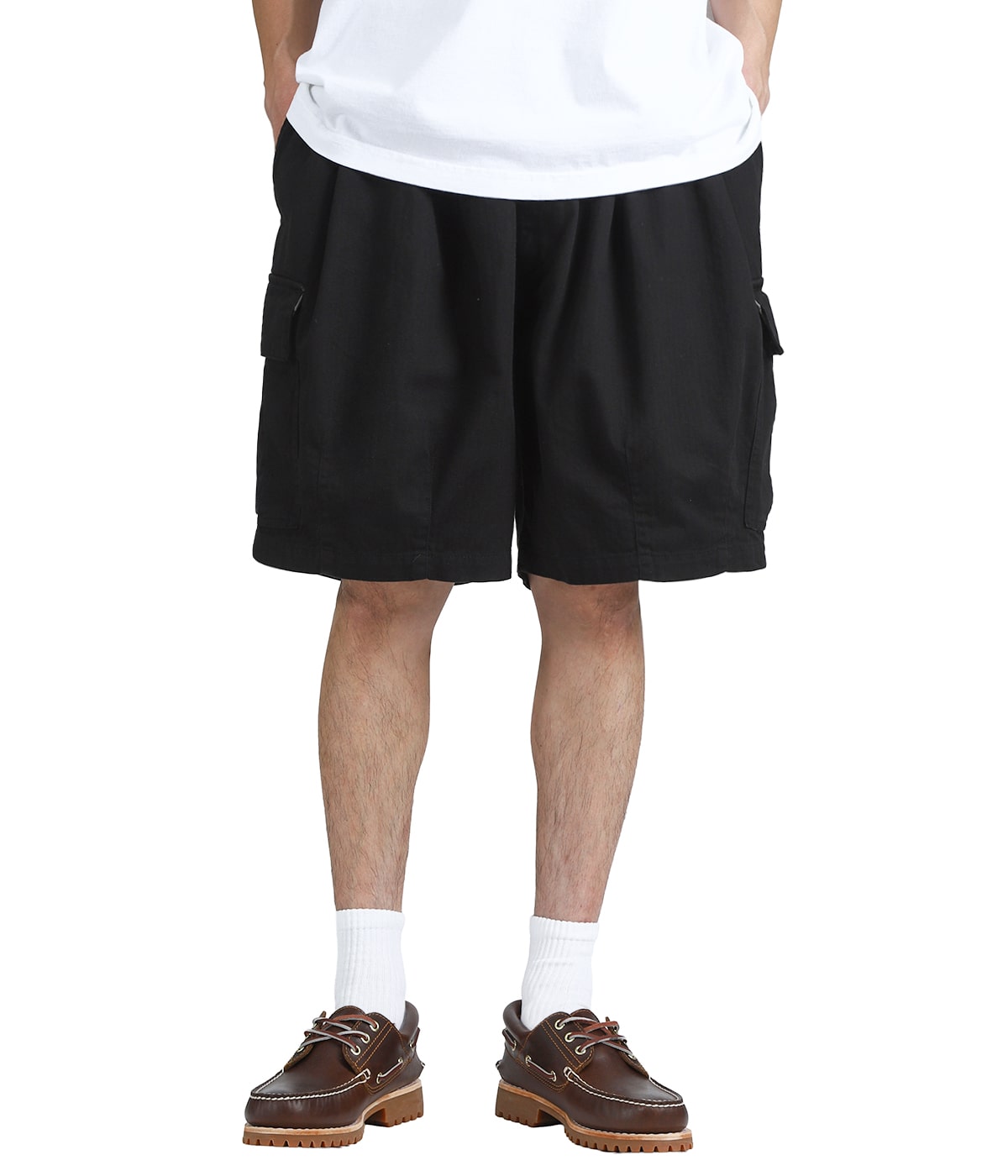 Herringbone 6-Pocket Shorts | is-ness(イズネス) / パンツ ハーフ