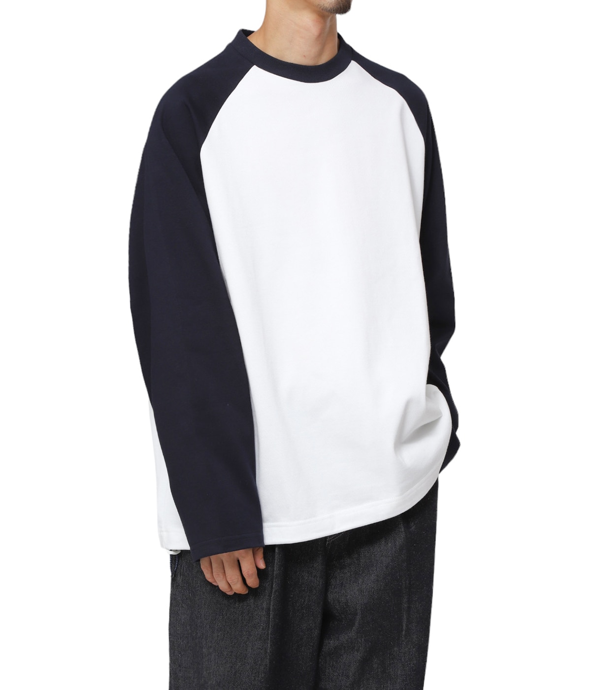 トップス is-ness BALLOON RAGLAN LONG SLEEVE T is-ness (イズネス) BALLOON RAGLAN LONG SLEEVE T SHIRT