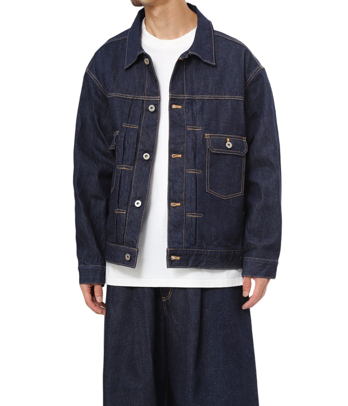 ジャケット・アウター ERNESTO Senza Interlno Silk Jacket SILK DENIM JACKET | is-ness(イズネス) / アウター デニム