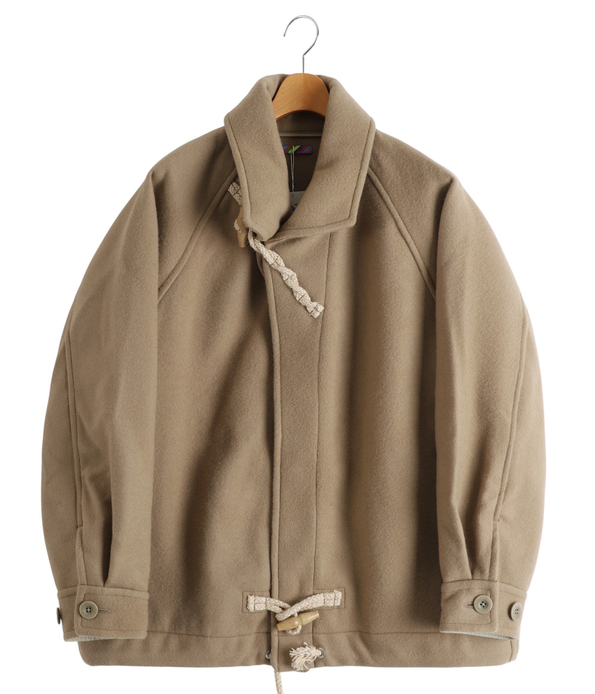 超美品⭐️超人気⭐️日本製⭐️is-ness イズネスダッフルコート大きなMです DUFFLE SMOCKS COAT | is-ness(イズネス) / アウター コート