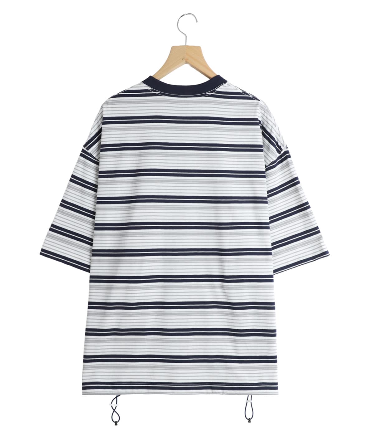 Border Balloon T-Shirt | is-ness(イズネス) / トップス カットソー 