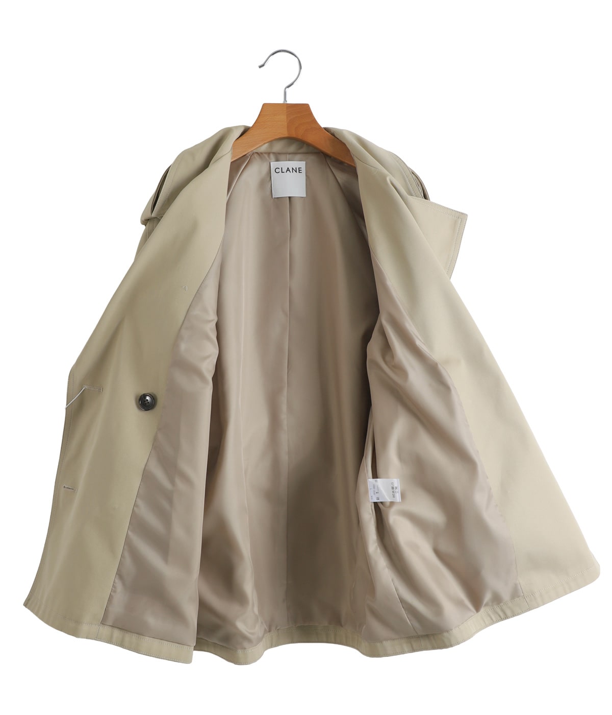 レディース】OVER SHORT TRENCH COAT | CLANE(クラネ) / アウター