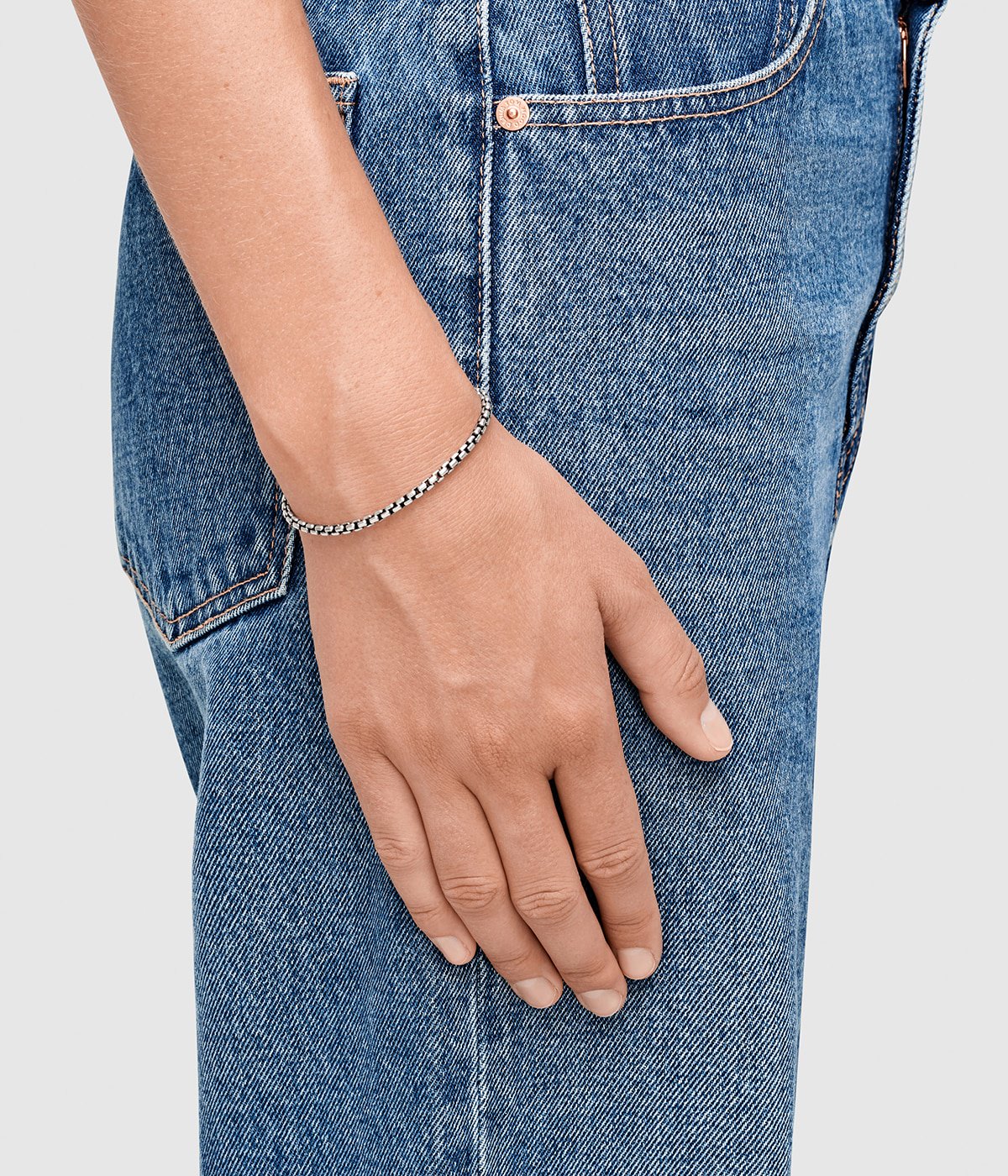 アクセサリー Tomwood Venetian bracelet single M 18cm Amazon.co.jp: Tomwood Venetian Bracelet Single M Silver