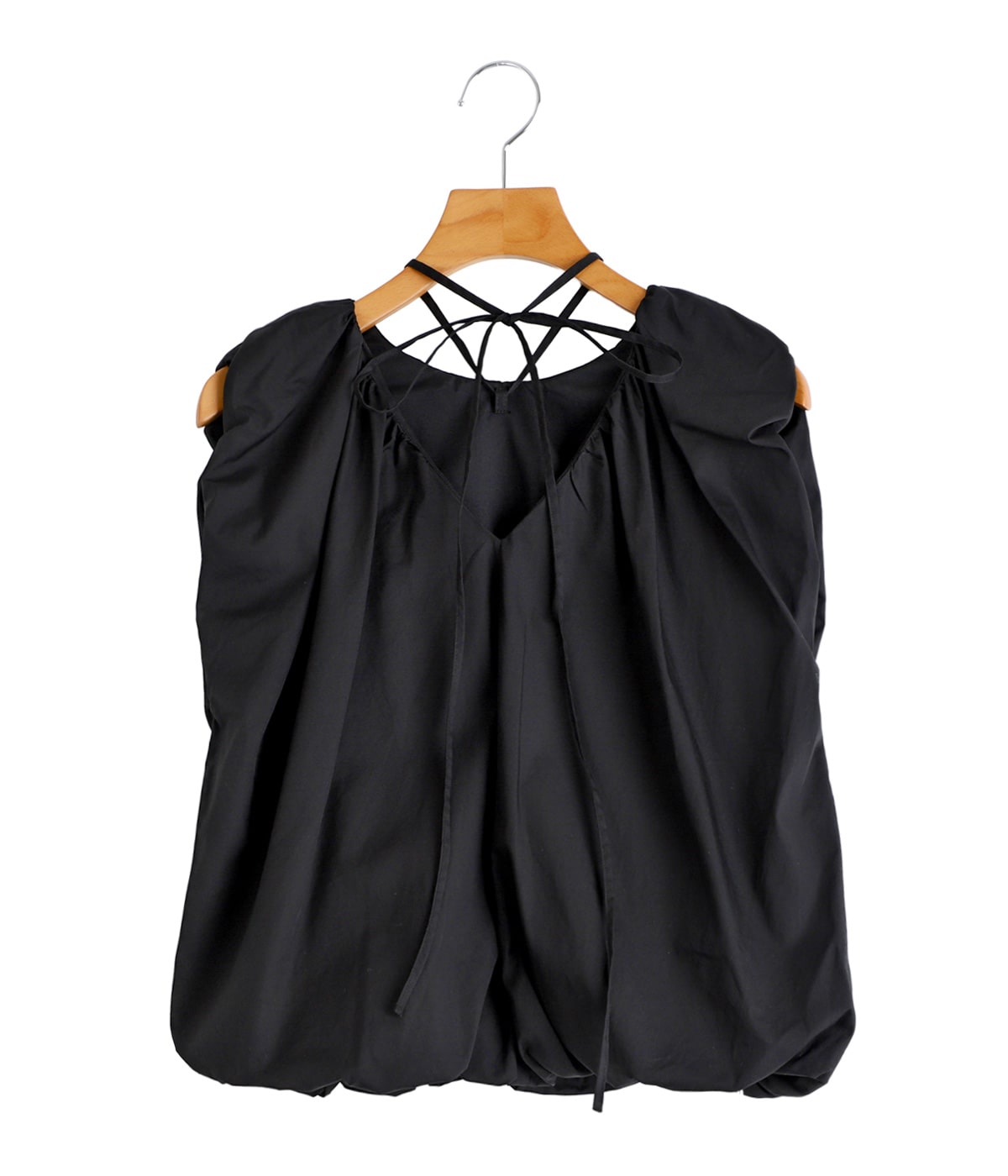 レディース】BALLOON GATHER RIBBON TOPS | CLANE(クラネ) / トップス