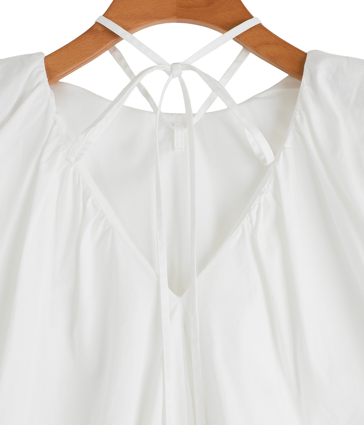 レディース】BALLOON GATHER RIBBON TOPS | CLANE(クラネ) / トップス 