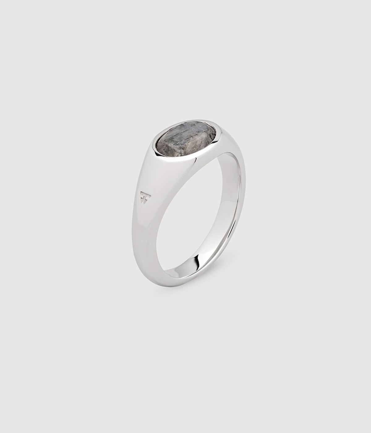 【美品】TOMWOOD トムウッドOval Larvikite Ring g50 リング Oval Larvikite 100828 | TOMWOOD