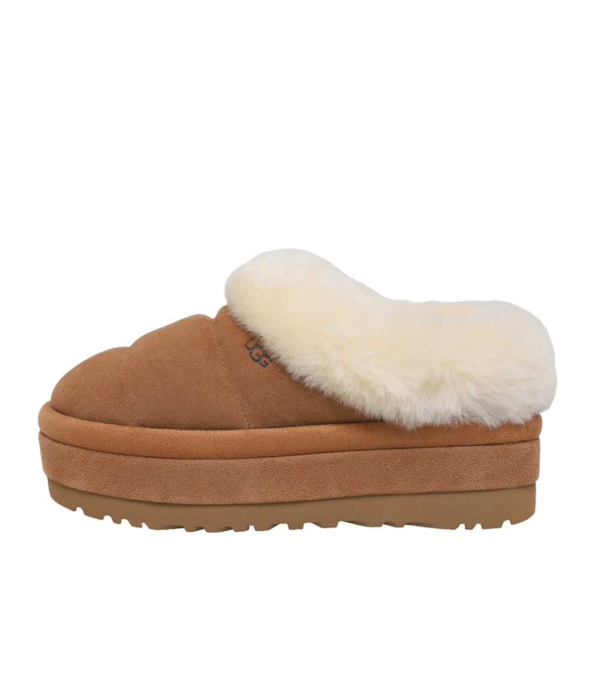 UGG アグ　FUNKETTE 24㎝　ブラウン UGG アグ サンダル ファー ファンケット レディース 厚底