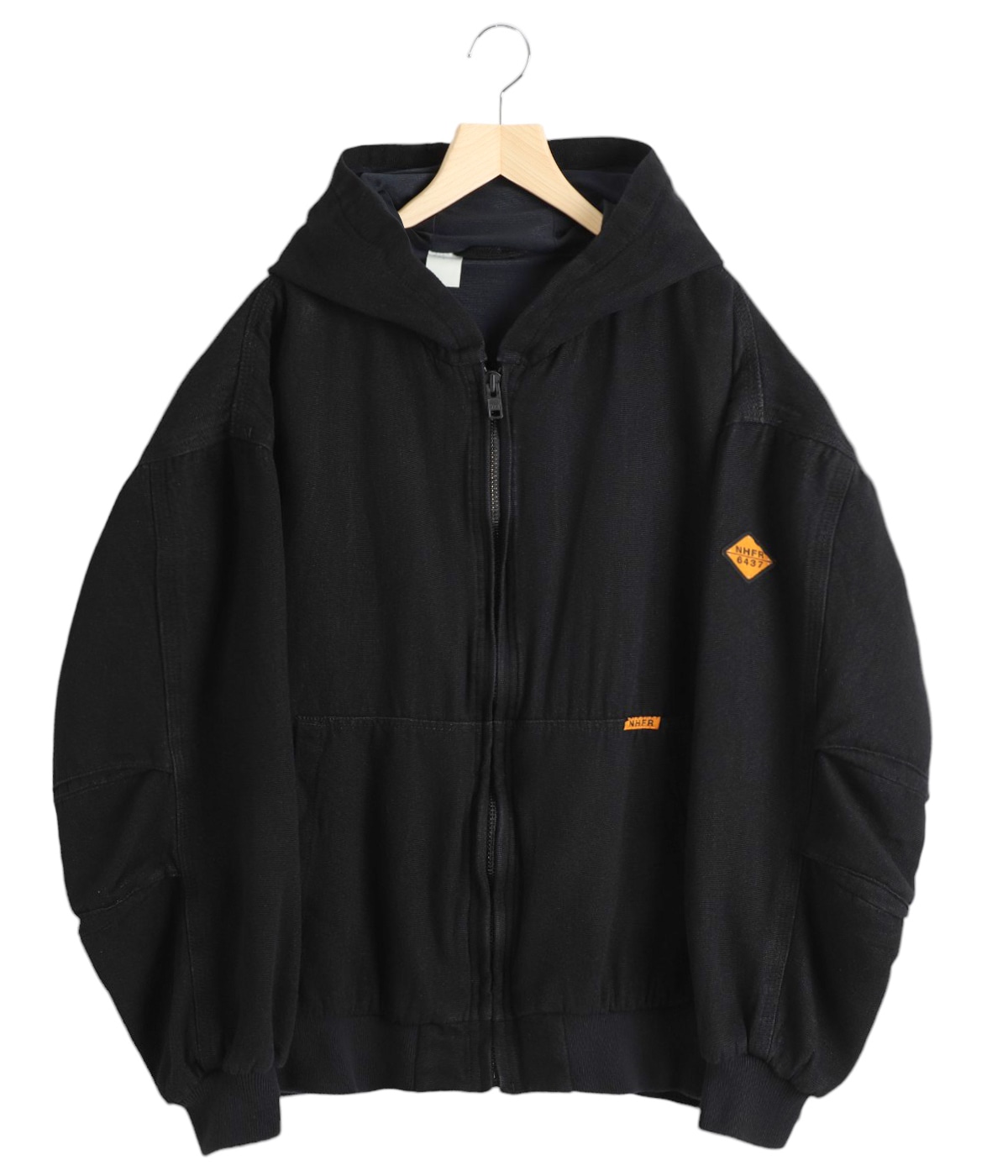 N.HOOLYWOOD エヌハリウッド 春夏 ノーカラージャケット 黒 N.HOOLYWOOD エヌハリウッド 春夏 ノーカラージャケット 黒