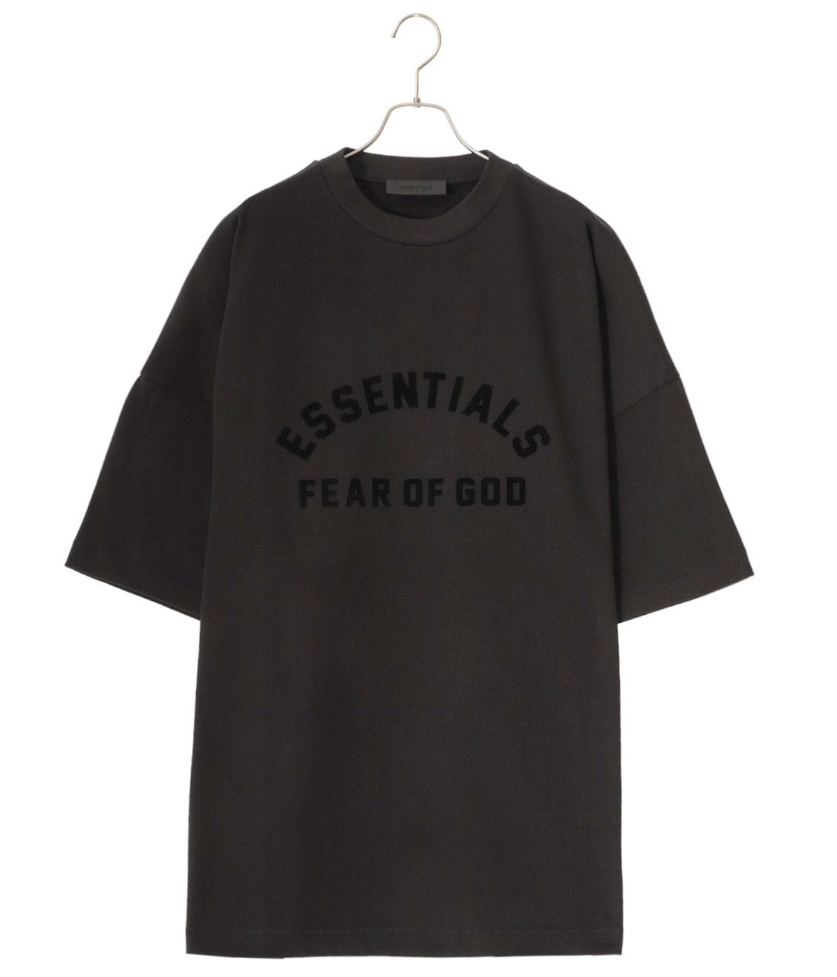 FEAR OF GOD essentials ブラッククルーネック スウェット Fear Of God Essentials Off Black Sweatshirt (SS23