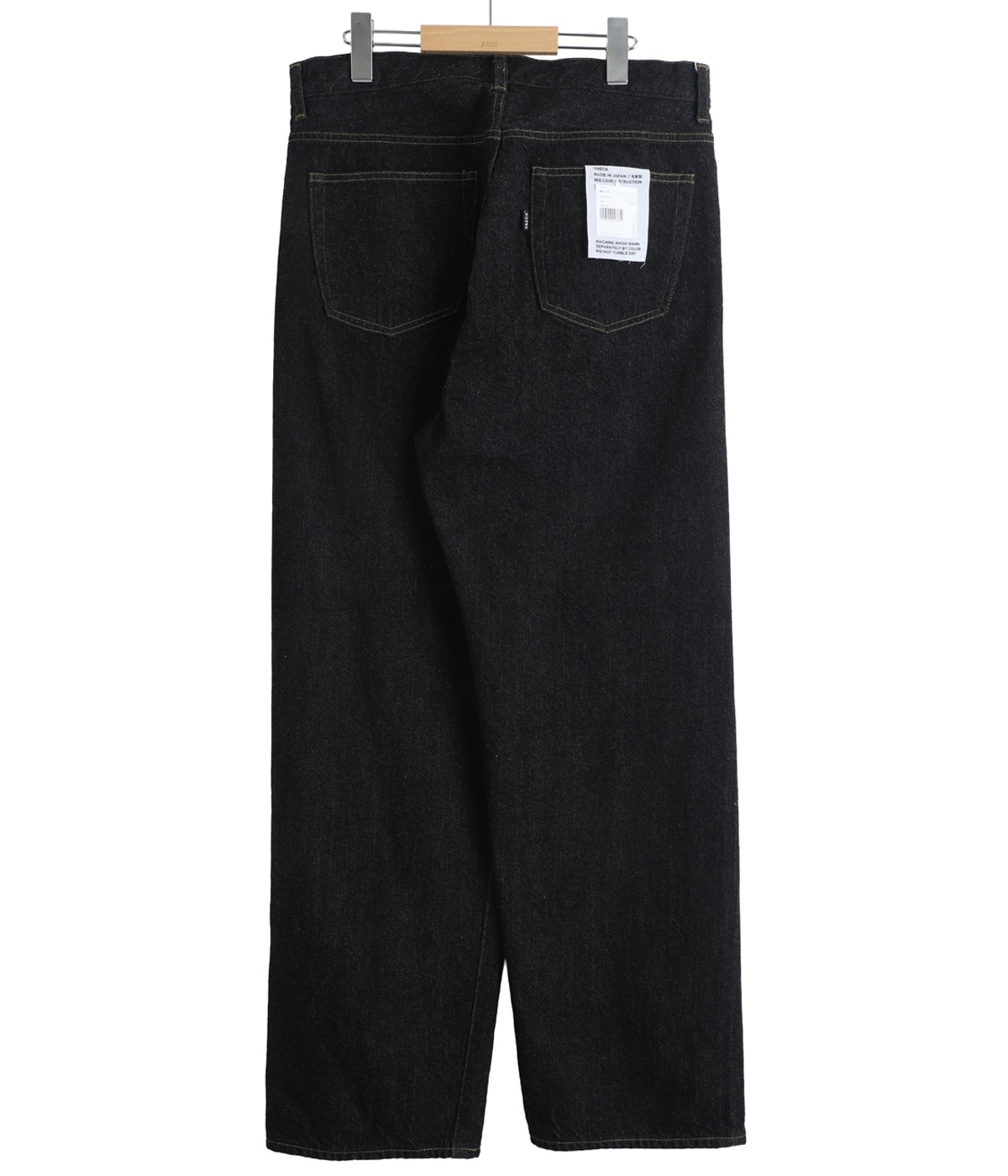 パン 13-13B デニム ワイドストレート -BLACK- | YAECA(ヤエカ) / パンツ