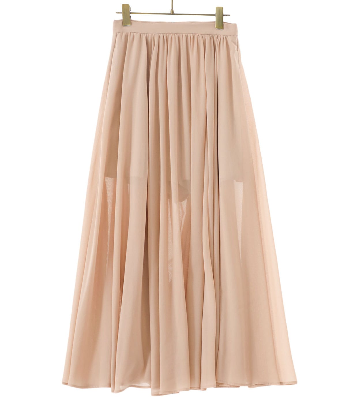 CLANE SHEER SLIT SKIRT ベージュ クラネ CLANE SHEER SLIT SKIRT （BEIGE） - ファッション通販