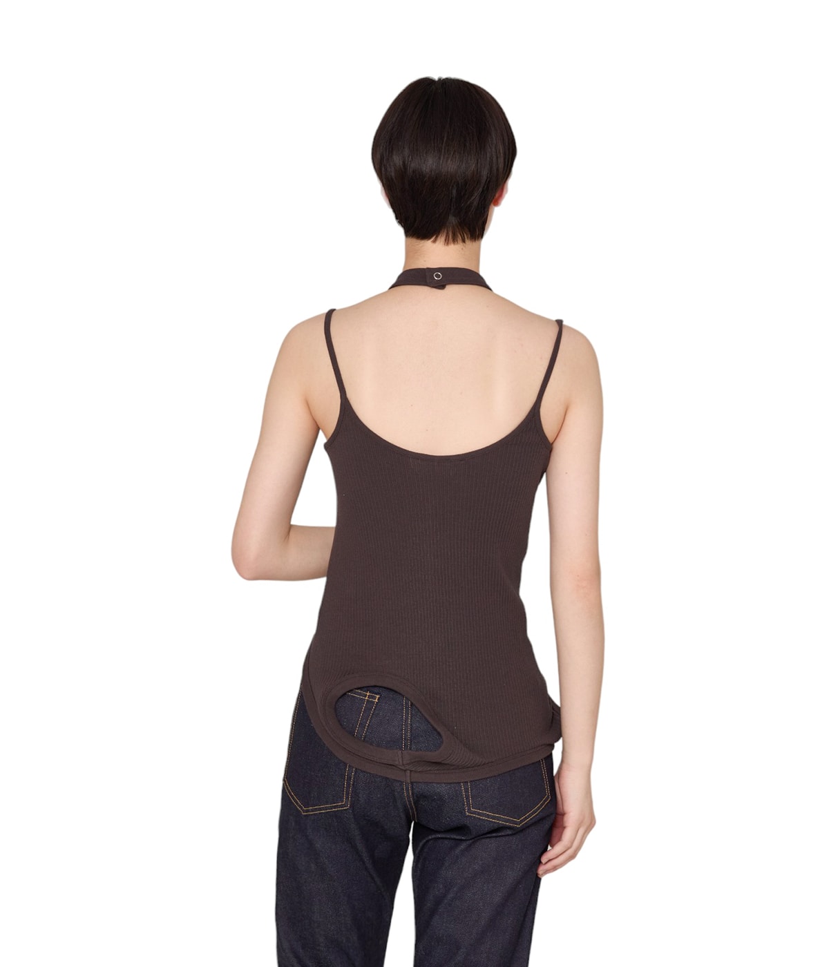 レディース】double-end sheer rib jersey tank top | beautiful