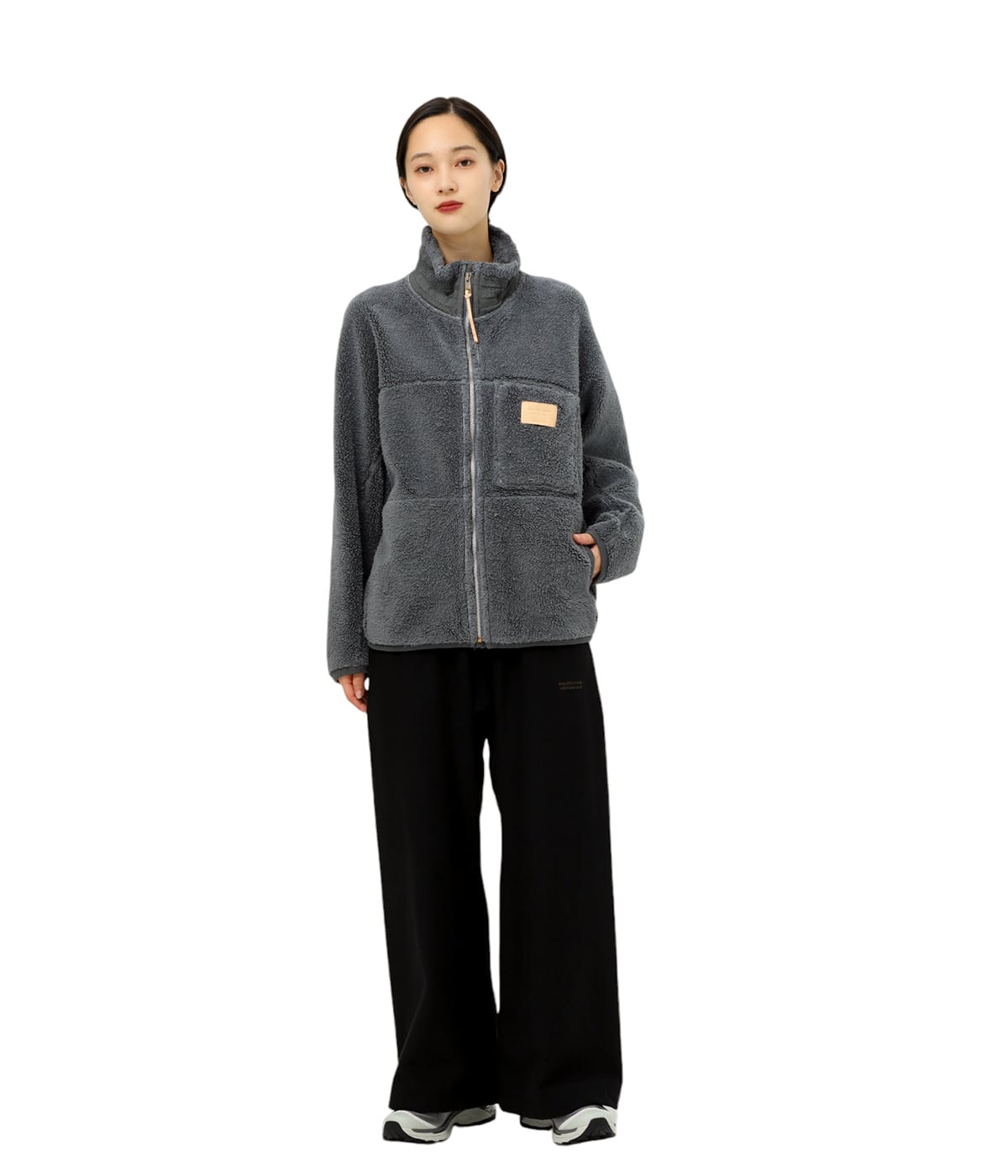 【美品】ビューティフルピーポー-beautiful people-ナイロンコート レディース】cotton garment dye boa blouson | beautiful