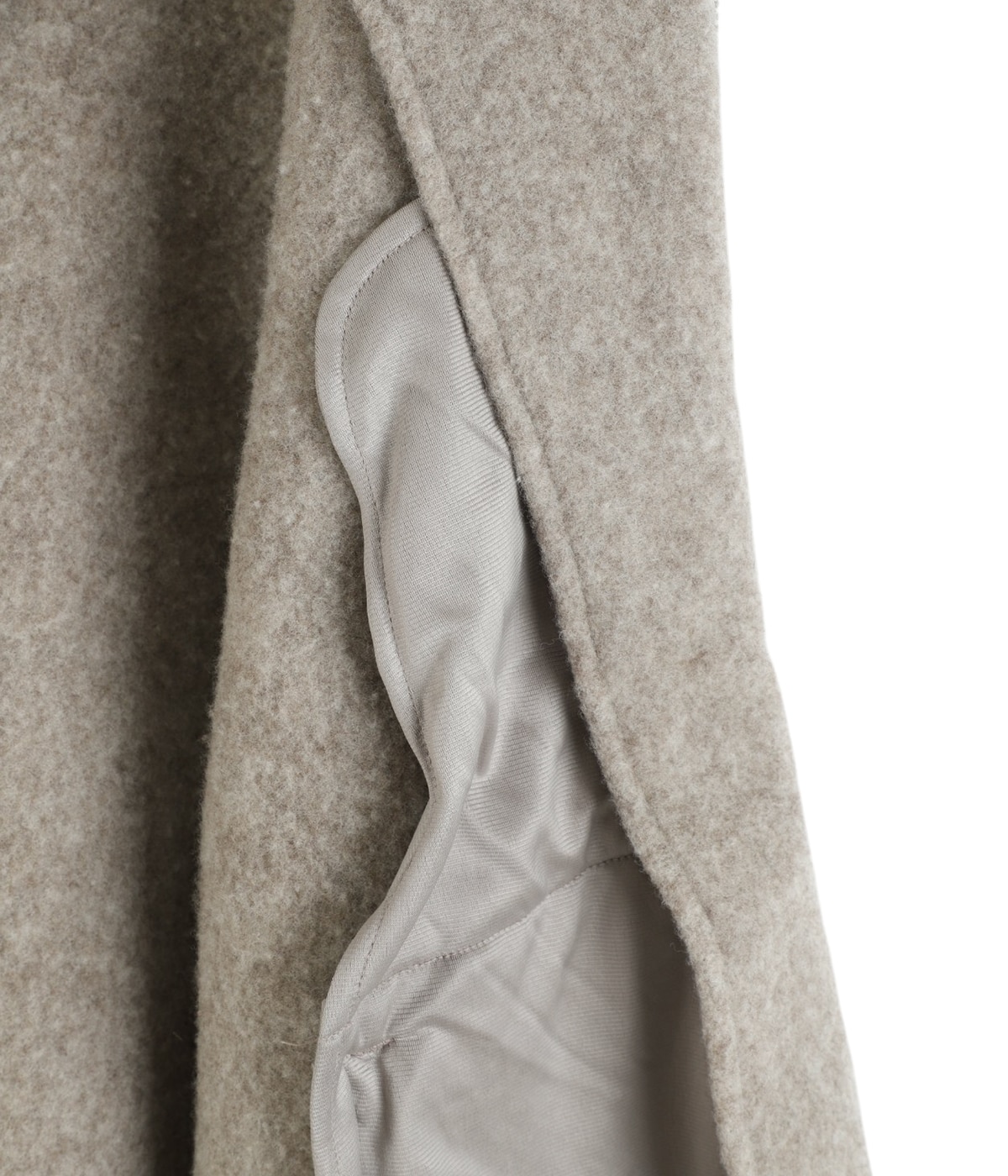 YAECA ブラウンウールベスト ウールフリース ベスト(Unisex) col.Natural Dark Brown