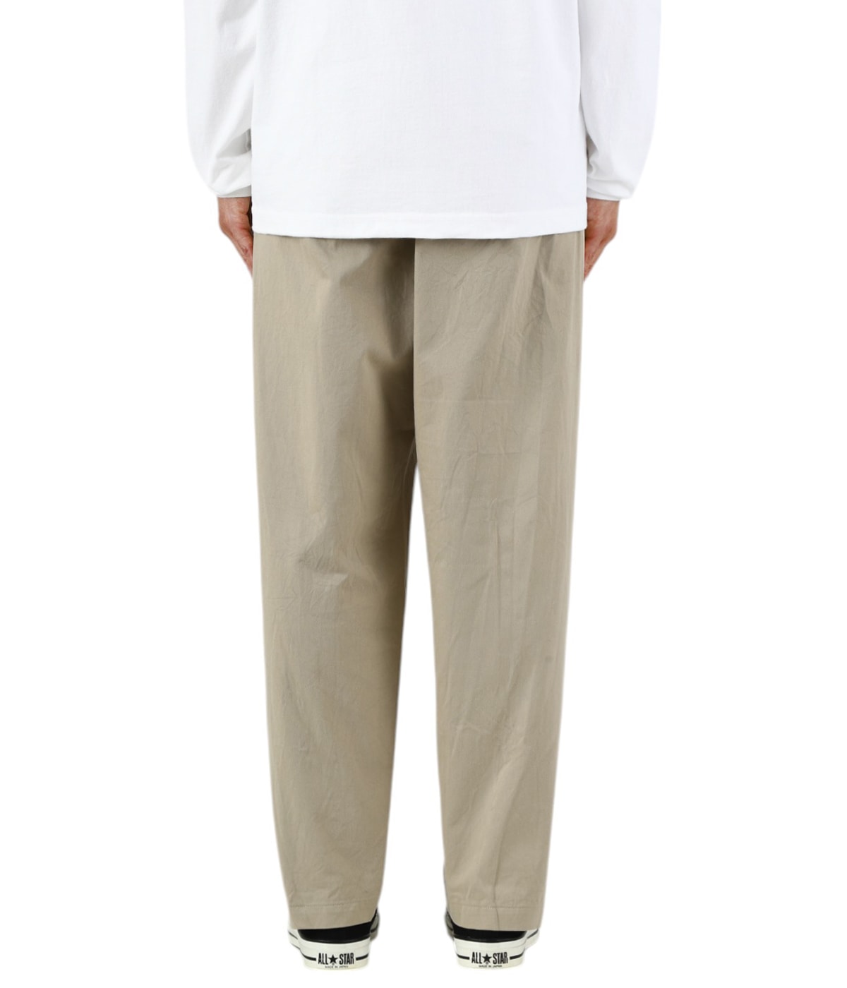 新品 タグ付き YAECA ヤエカ チノクロス パンツ ワイド カーキベージュ YAECA (ヤエカ) CHINO CLOTH PANTS TUCK TAPERED kusaki brown