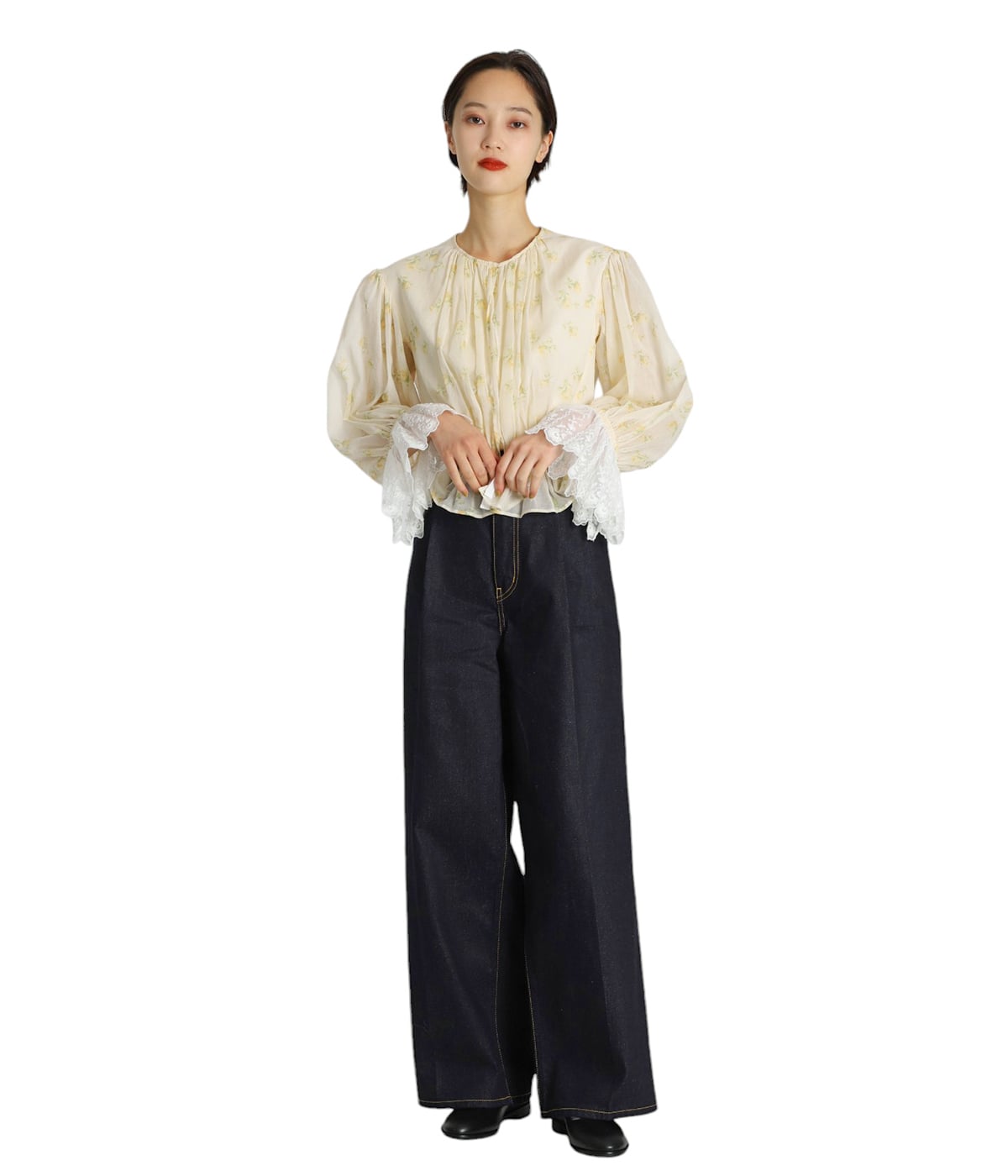 レディース】selvedge denim trousers fit | beautiful people