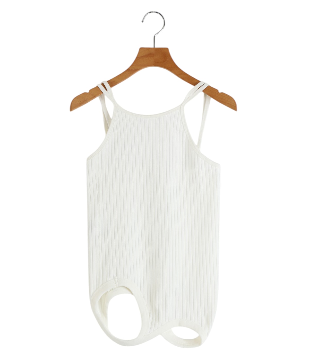 レディース】double-end remove needle rib tank top