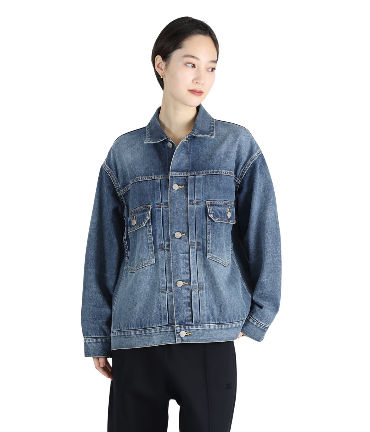 model（166cm） 着用サイズ：36