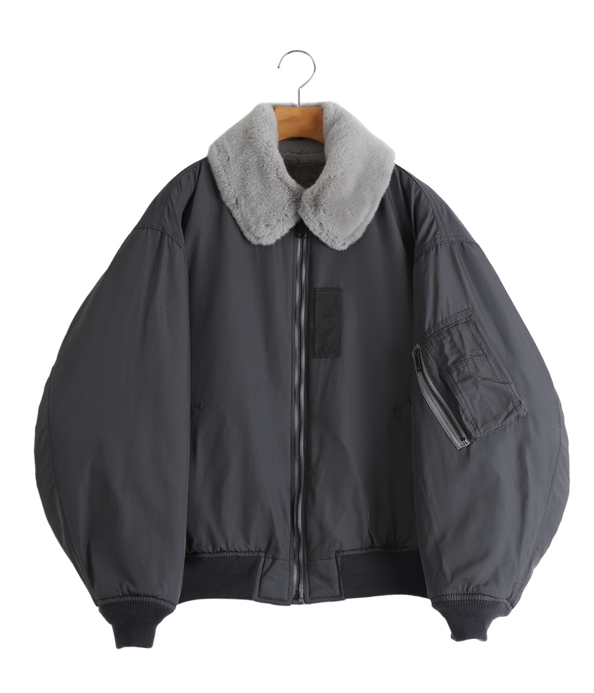 ジャケット・アウター beautiful people double-end レディース】double-end fur× taffeta B-15 blouson | beautiful