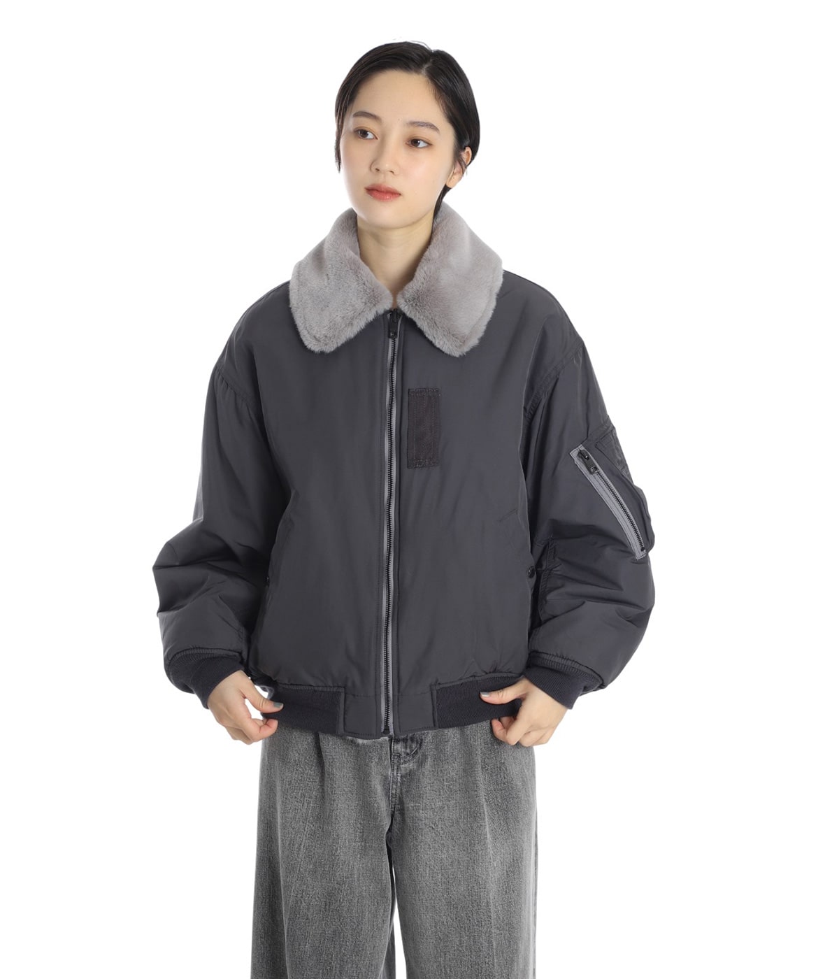 model（166cm） 着用サイズ：36