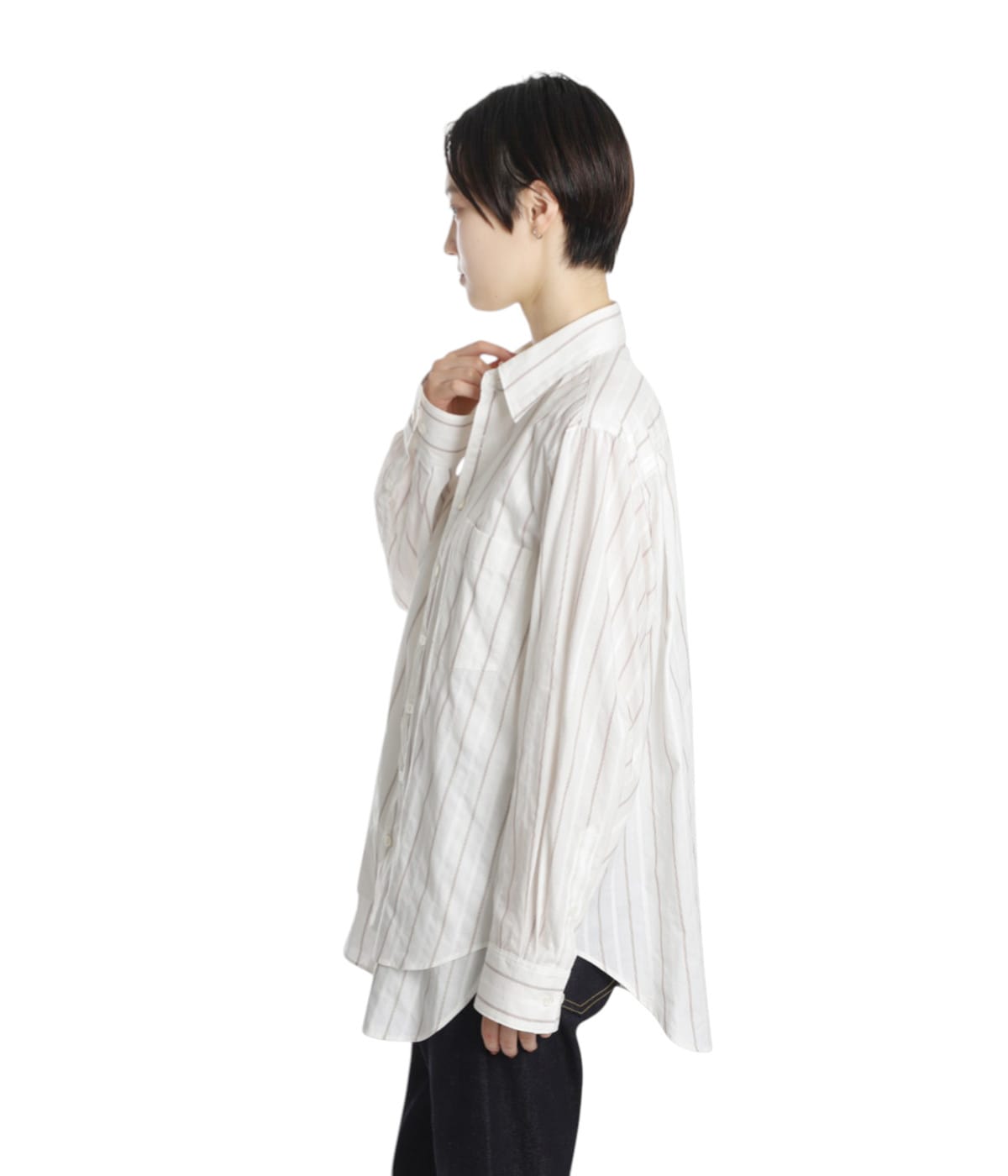 model（166cm） 着用サイズ：36