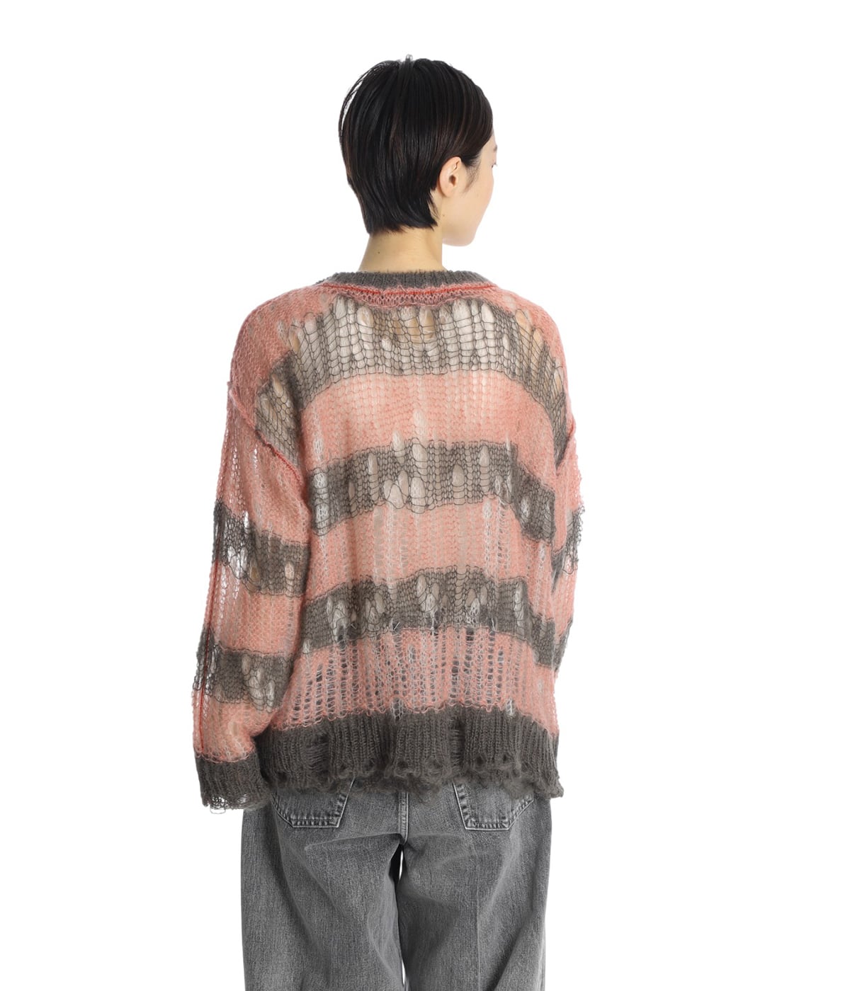 flip wooledmohair damaged pullover | beautiful people