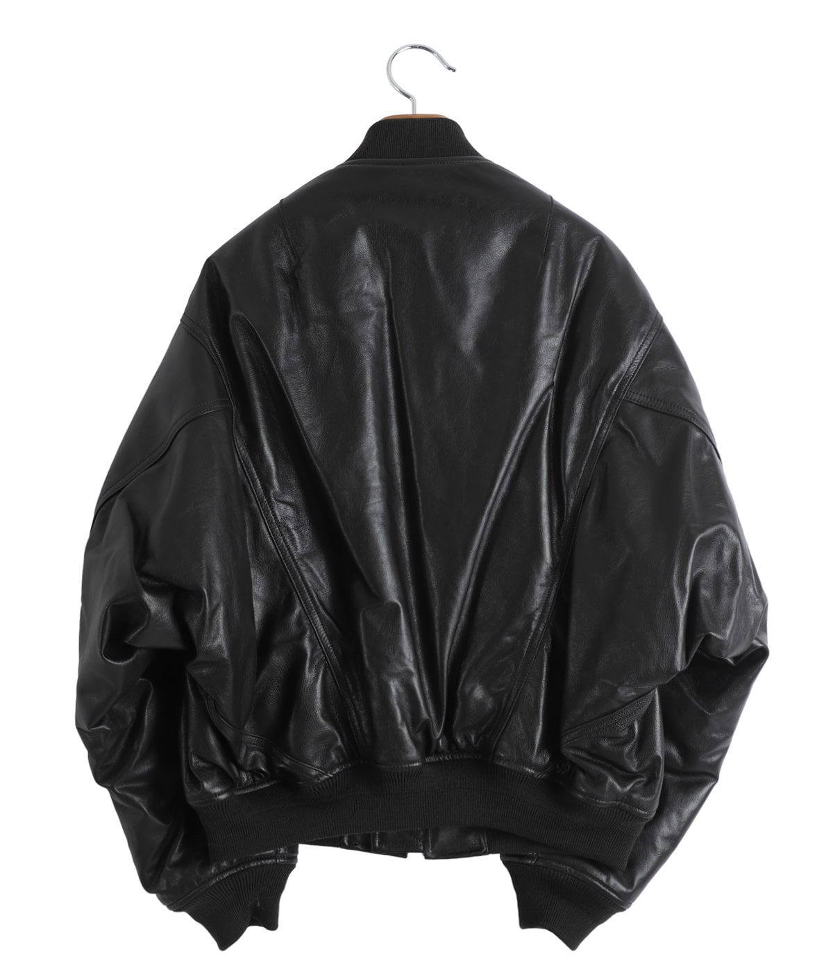 レディース】light lamb leather fanshape MA-1blouson | beautiful