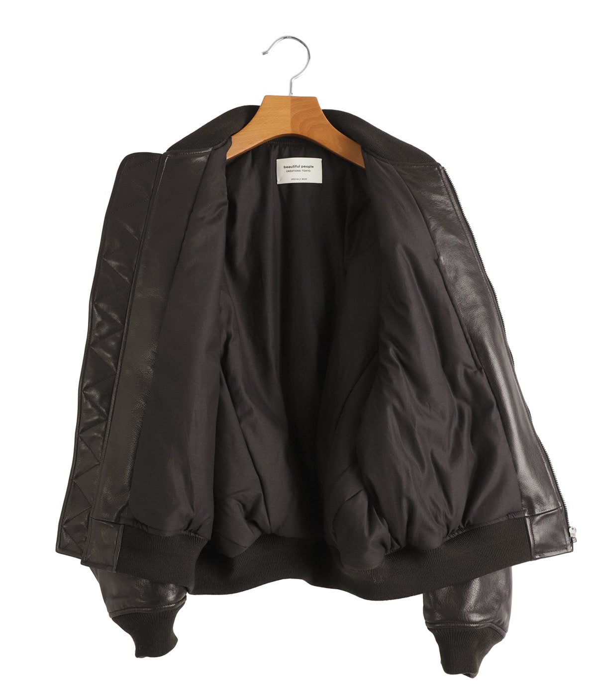 beautiful people MA-1ブルゾン beautiful people ナイロンツイルTHE/a MA-1 ブルゾン d.purple