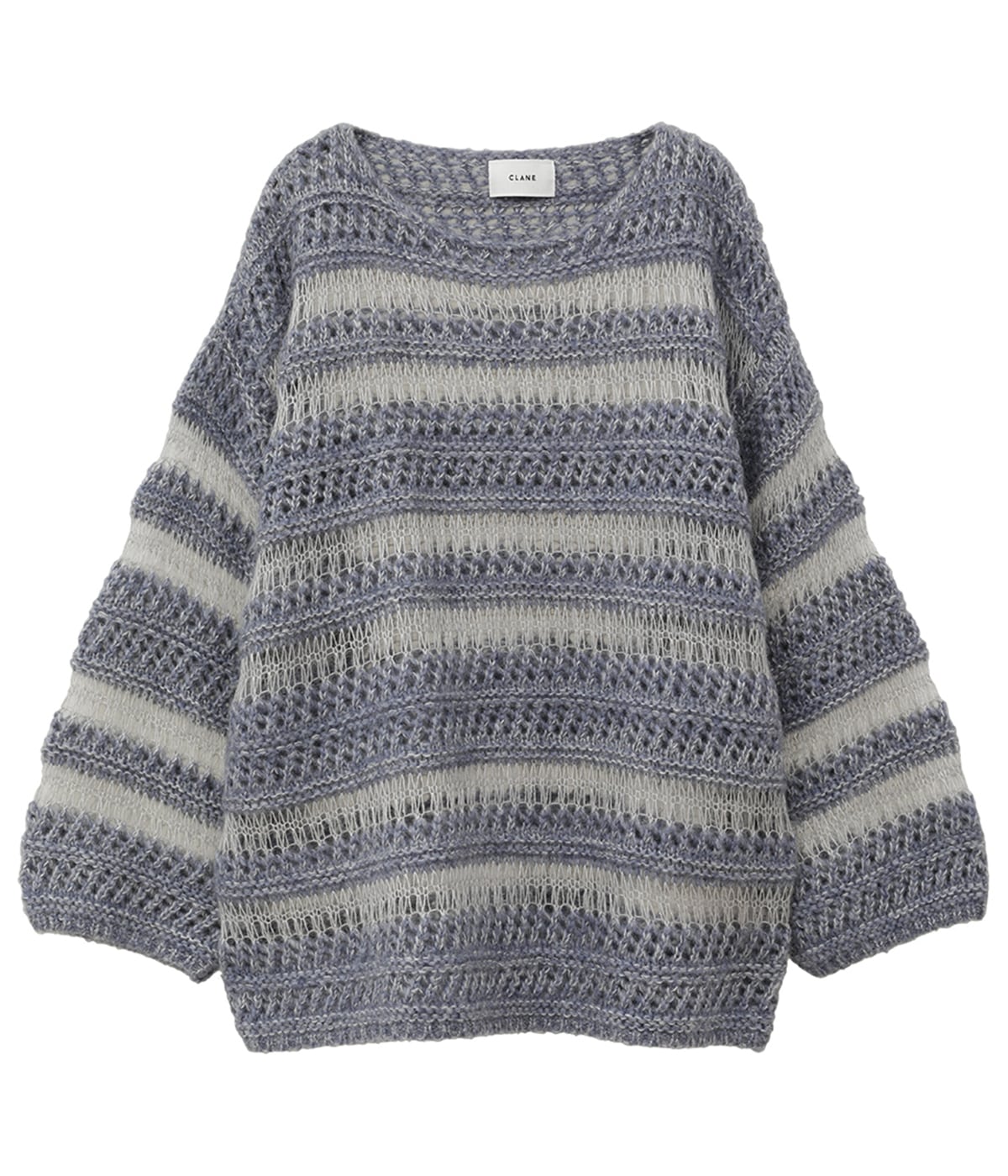 UNDERCOVER　ウール プリント ニット フリーサイズ　グレー　SALE GRAYSCALE SULFUR DYED OVERSIZE KNIT（グレースケール